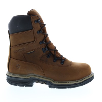 Wolverine Marauder 8 Inch Contour Welt Steel W02163 Мужские коричневые рабочие ботинки 14