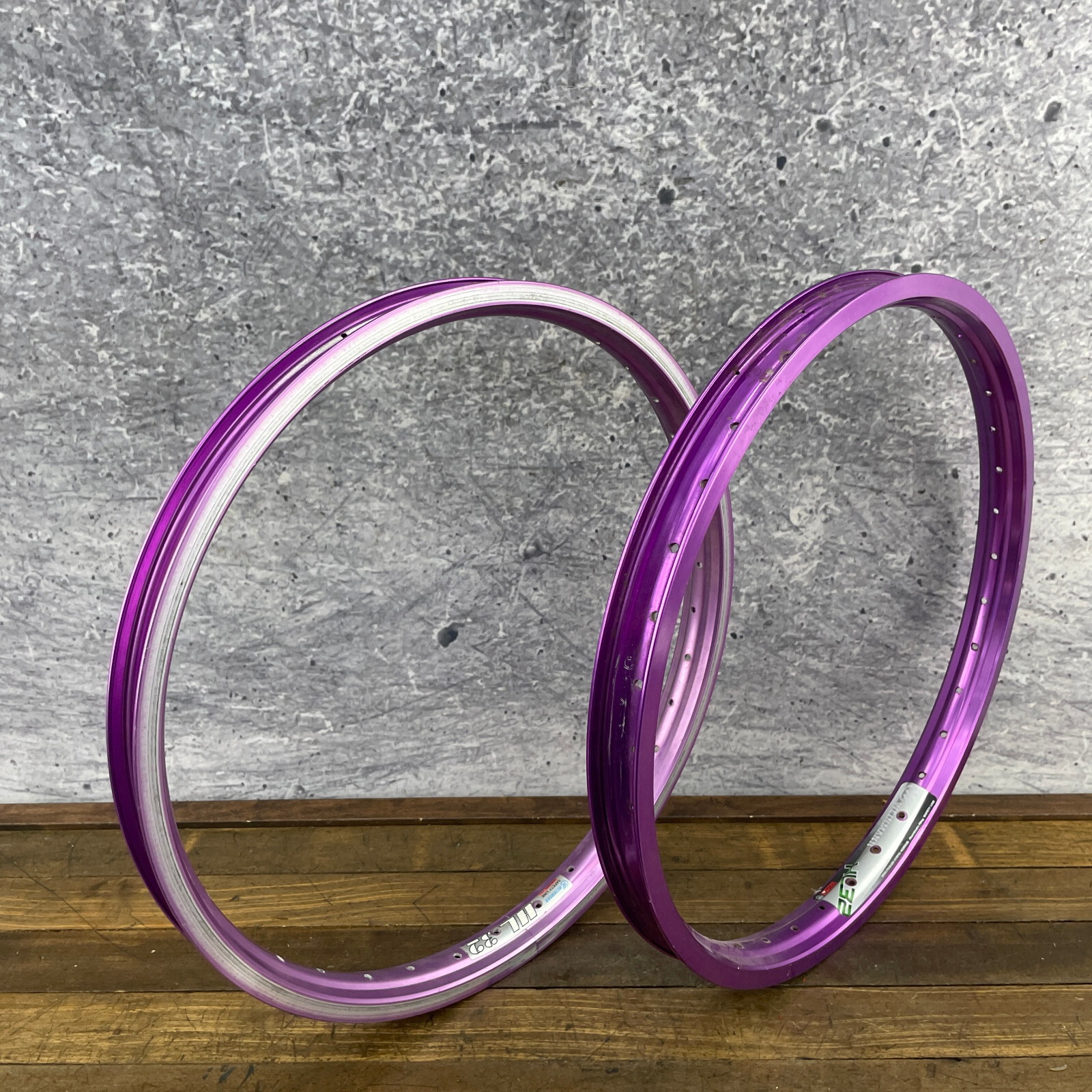 Weinmann HL32 BMX Rim Set 36h Hoop Purpl Old School 20 36