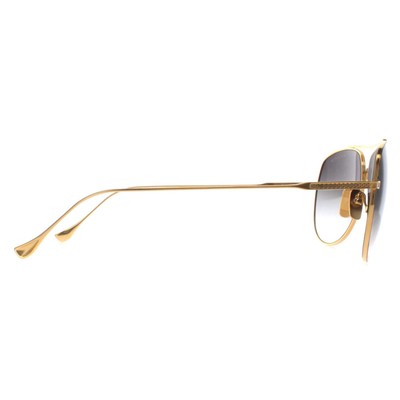 Pre-owned Dita Sunglasses Flight 004 7804 A Black Yellow Gold Dark Gray To Clear Gradient