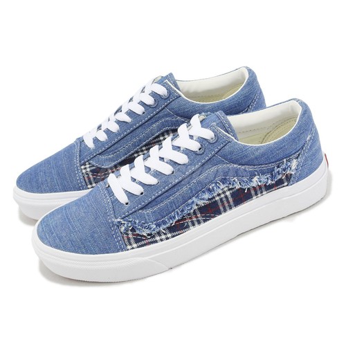 

Мужская повседневная обувь унисекс Vans V36CF Remix Old Skool Indigo Blue Check 627972-0002, Синий, V36cf Remix Old Skool