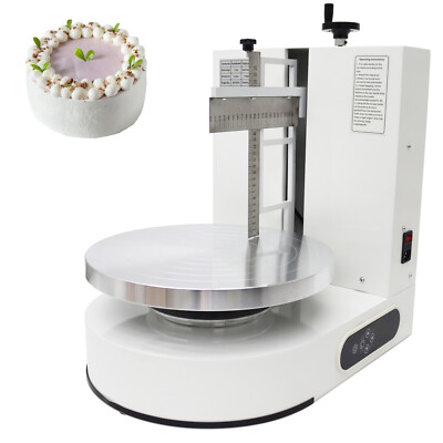 6-14in Automatic Electric Cake Cream Spreading Coating Smearing Machine 110V