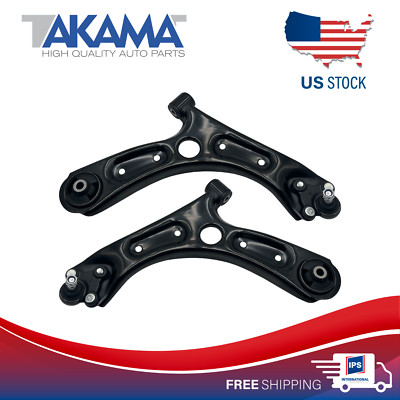 2 pcs Front Lower Control Arms w/ball joints for 17-20 ELANTRA, 19-23 KIA FORTE