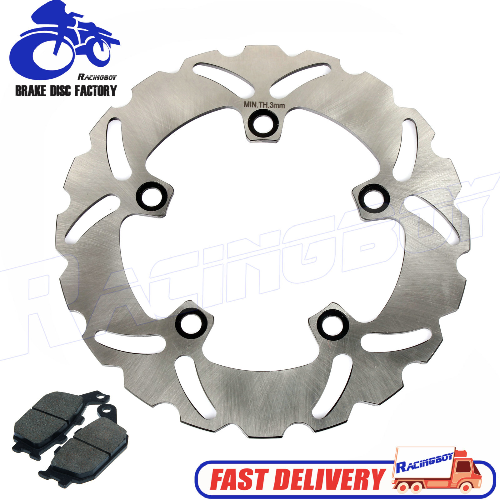 220mm Rear Brake Disc Rotor + Pads for YAMAHA YZF R6 2003 ... fuse box on yamaha r6 