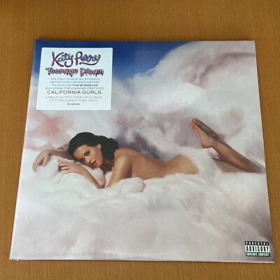 Katy Perry Teenage Dream Exclusive Cotton Candy Pink Colored Vinyl 2XLP Record