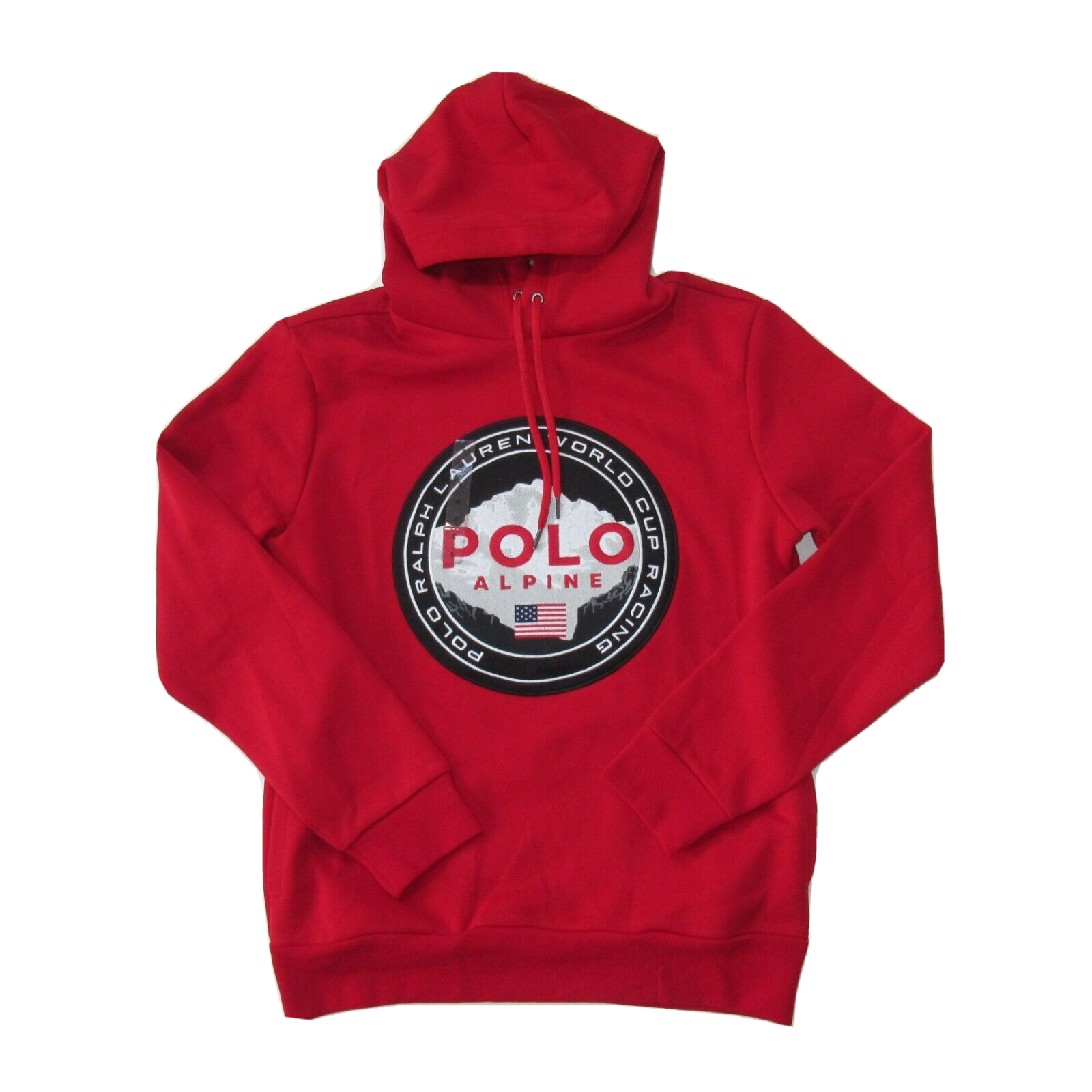 NWT Polo Ralph Lauren Double Knit Tech Hoodie in Red World
