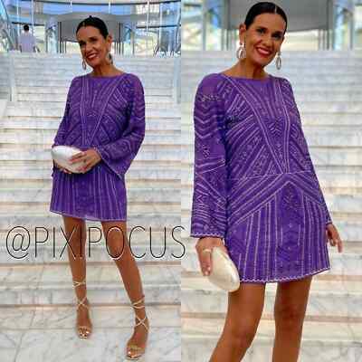 エマ ZARA NEW BEADED EMBROIDERED LIMITED EDITION TUNIC DRESS