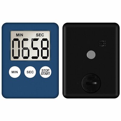 LCD Digital Large Kitchen Cooking Timer Count-Down Up Clock Alarm Magnetic