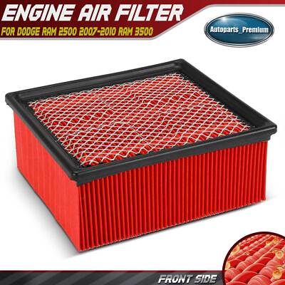 High Performance Engine Air Filter for Dodge Ram 2500 2007-2010 Ram 3500 11-24