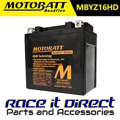 Motobatt Heavy Duty Battery for Harley SPORTSTER XL 1200 X FORTY