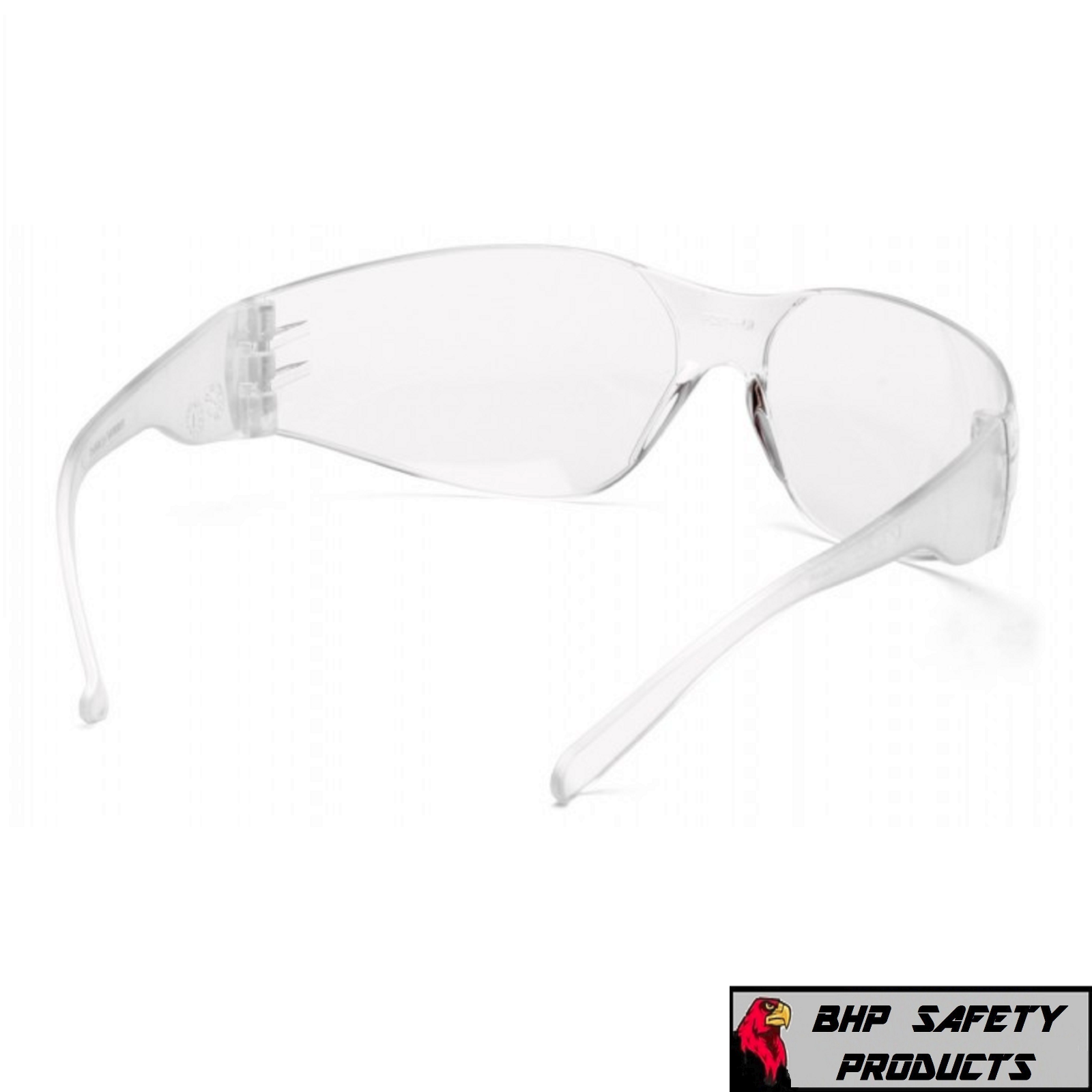 (144 PAIR) PYRAMEX INTRUDER SAFETY GLASSES CLEAR LENS GUN RANGE EYEWEAR S4110S