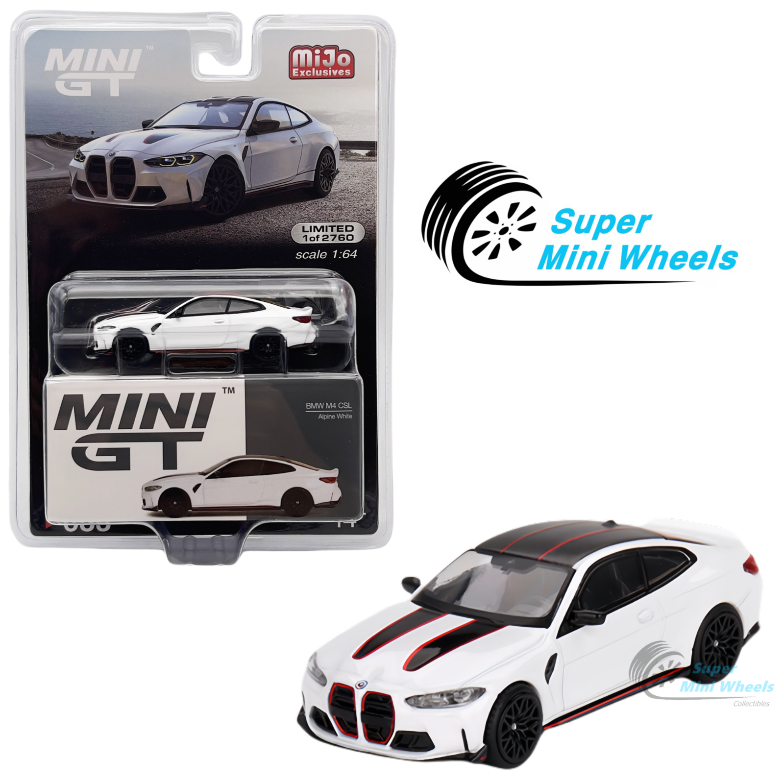MINIGT 1/64 BMW M4 カスタム 専用ケース付き ミニカー