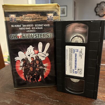 Ghostbusters 2 VHS Gold Clamshell Columbia Tristar Family Collection