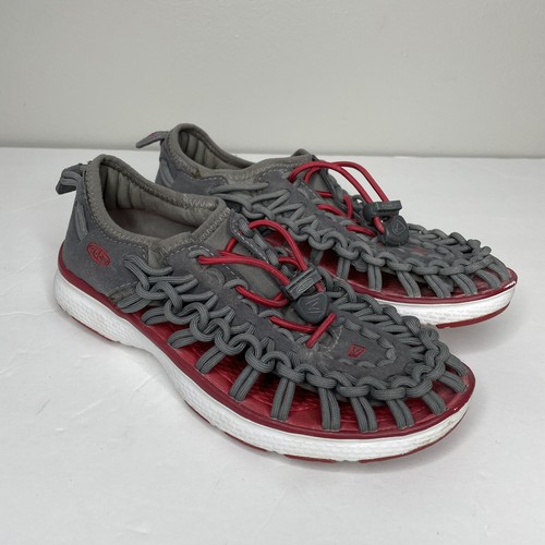 靴 KEEN UNEKE 02 Tango Red/White US 11 Keen Uneek O2 Sport Sandals Magnet Tango Red Boys Girls