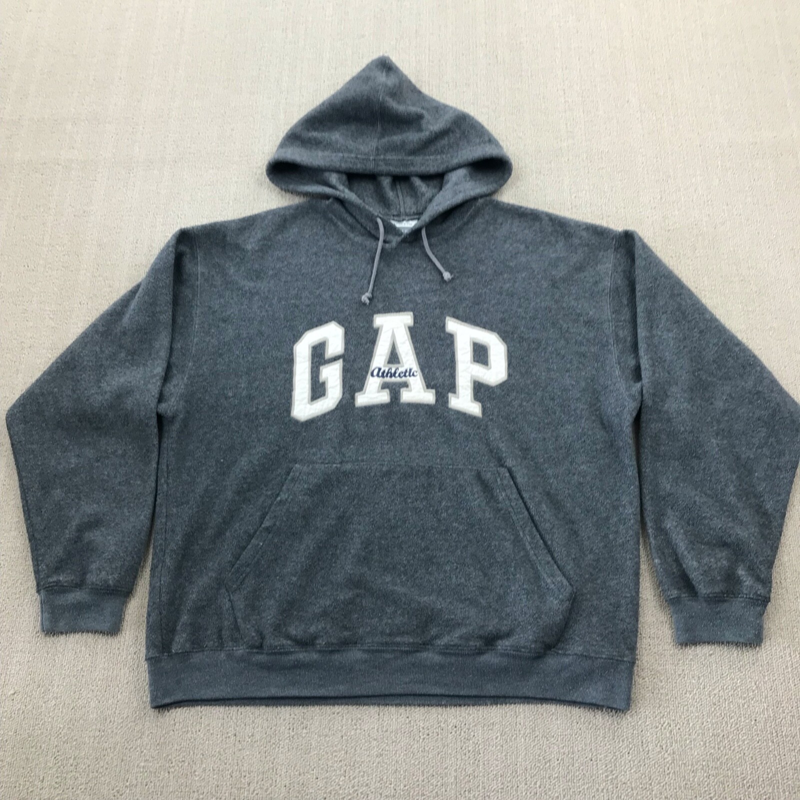 VINTAGE Gap Athletic Sweatshirt Hoodie Mens Small Gray VINTAGE Gap Athletic Sweatshirt Hoodie Mens Small Gray