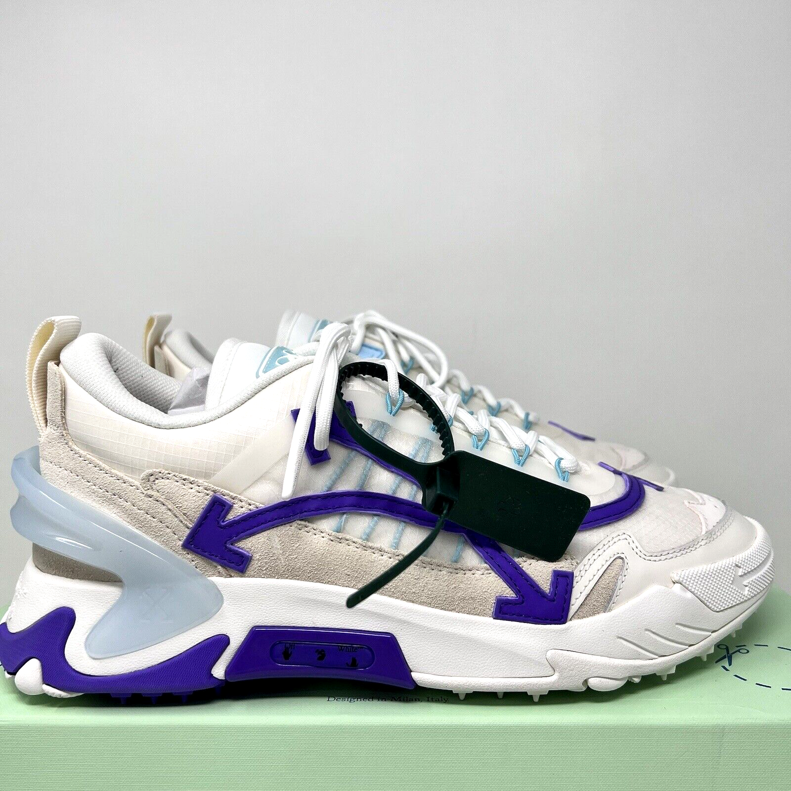 00s stussy × WHITE MOUNTAINEERING × 13DW Off-White Odsy 2000 Men's Sneakers Size 46 EU / 13 US White
