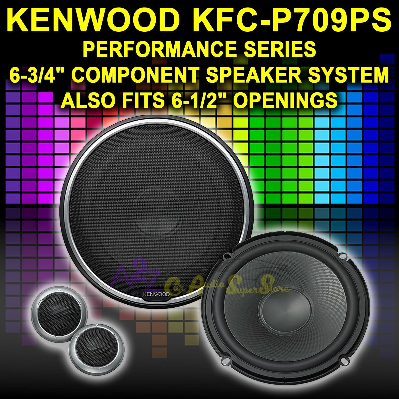 KENWOOD KFC-P709PS PERFORMANCE SERIES 6-3/4 KENWOOD KFC-P709PS PERFORMANCE SERIES 6-3/4