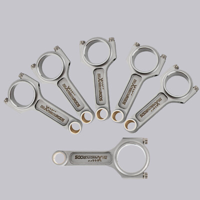 I-Beam Forged Connecting Rod Rods For BMW 328i 528i E36 E46 M52B28 ARP 5.315