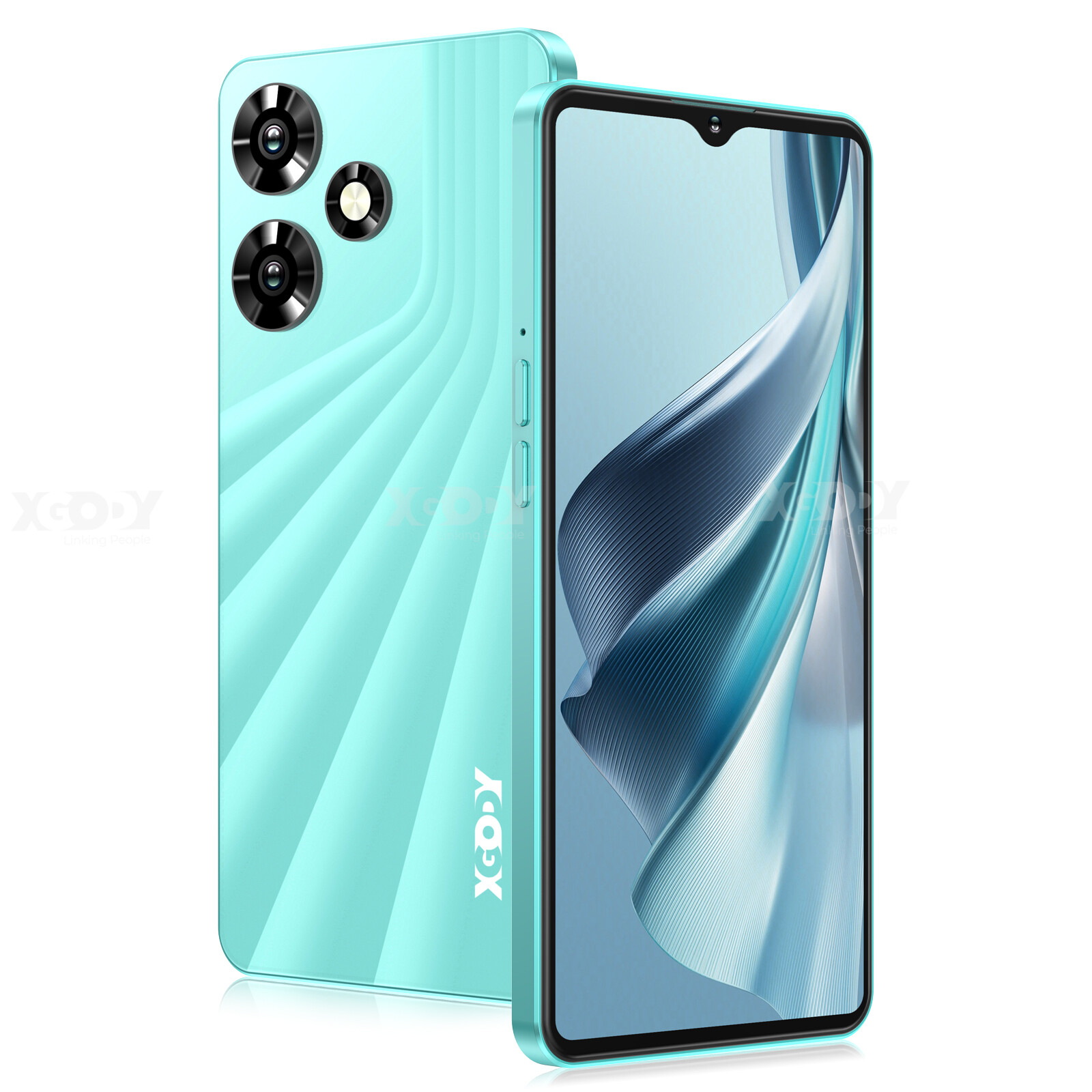 XGODY New Android Unlocked Smartphone 6.6" Cell Phone Dual SIM Quad Core Cheap