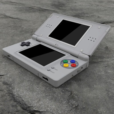 Full Replacement Nintendo DS Lite Housing Shell Screen Lens SFC SNES Classic EU