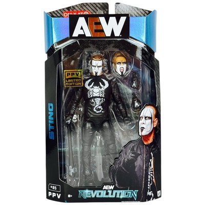 2025 AEW Revolution PPV #05 STING Jazwares Wrestling Figure Target Exclusive