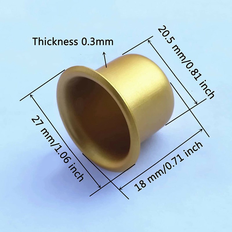 20pc Metal Candle Taper Candles Holder Mini Candle Holder Candle Holder Gold Set