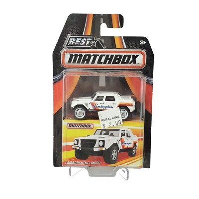 LAMBORGHINI LM002 - MB956 White - Best of Matchbox 1:64 MBX Mattel RUBBER TIRES