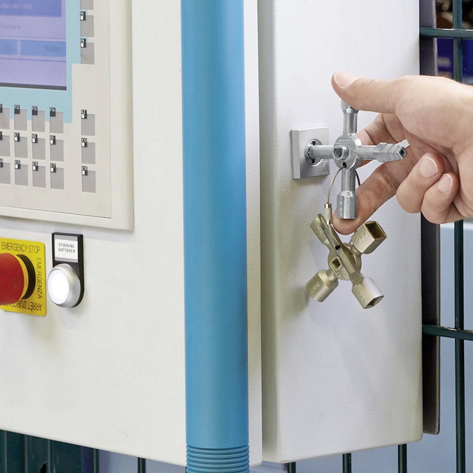 Knipex 001101 Twin Key Multifunctional Switchboard Shut Off Key