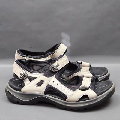 Ecco Yucatan Receptor Sandals Womens 8 Beige Sport Hiking Backpacking Shoes
