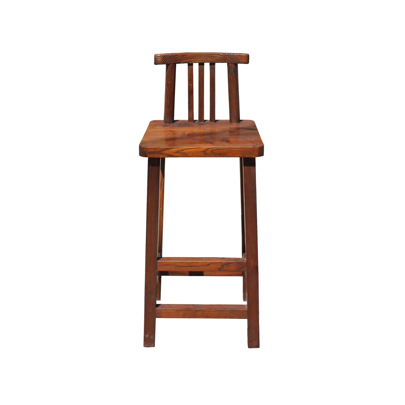 Rough Wood Brown Zen Oriental Bar Stool w Back cs4178S Rough Wood Brown Zen Oriental Bar Stool w Back cs4178S