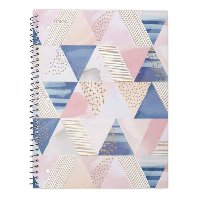 Mead Spiral Notebook, 1 Subject, College Ruled Paper, 70 Sheets, 10-1/2'' x 7-1/2