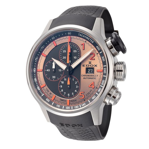 Мужские часы Edox 01129-TNCA-BENO Chronorally с 45-миллиметровым автоподзаводом