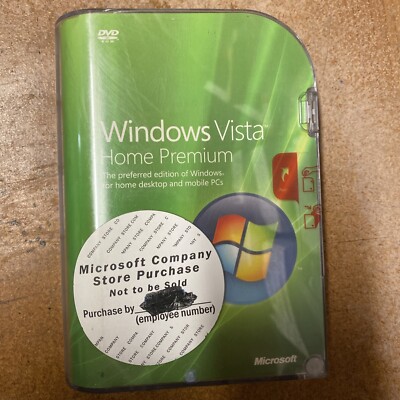 Microsoft Windows Vista Home Premium (Retail) (1 PC) - Full Version for Windows
