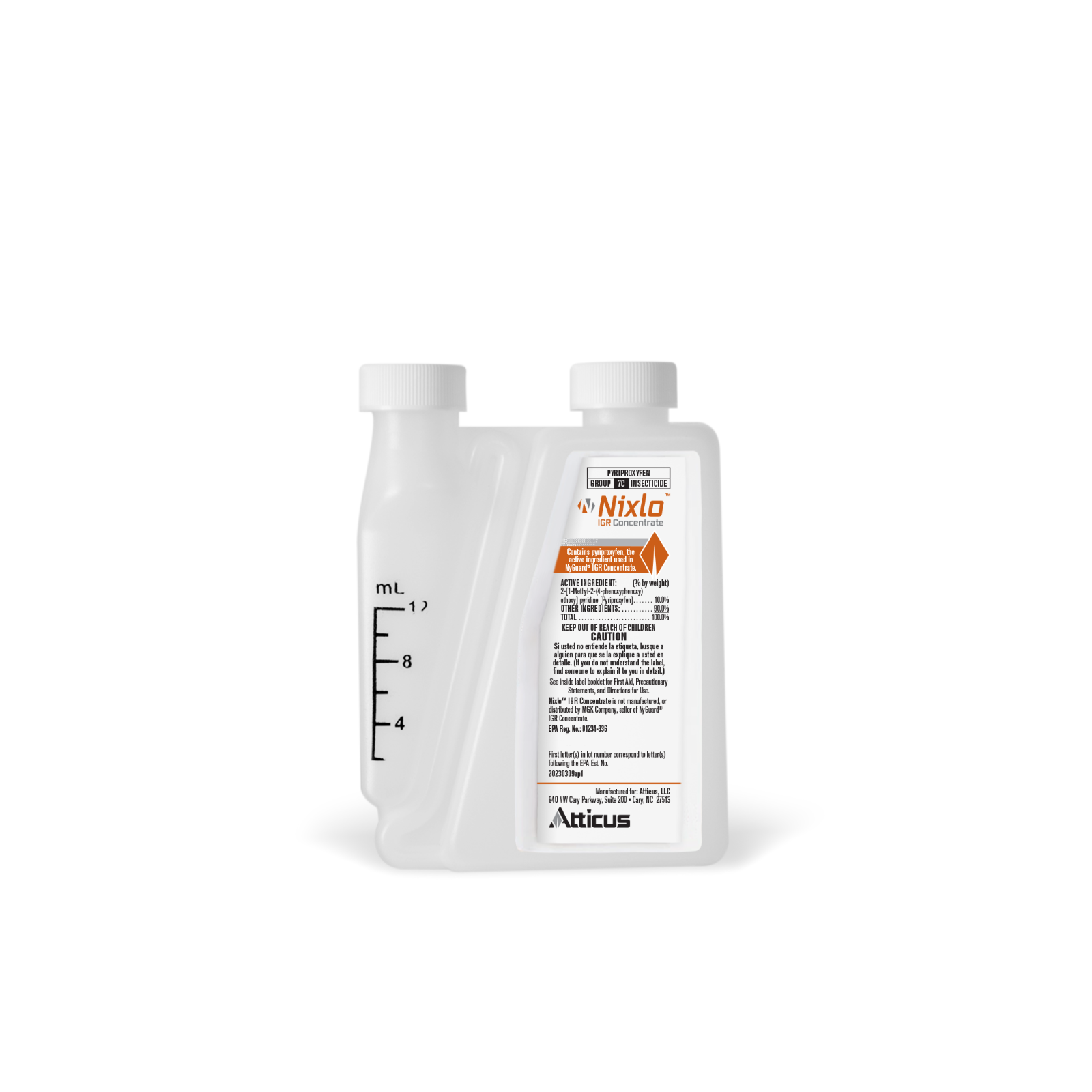 Nixlo IGR Concentrate (140 ML) by Atticus - Compare to NyGuard - Pyriproxyfen 10