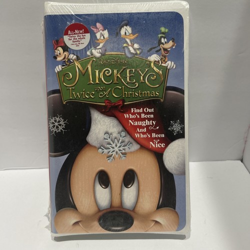 Disney Mickey's Twice Upon A Christmas VHS 2004 NEW SEALED