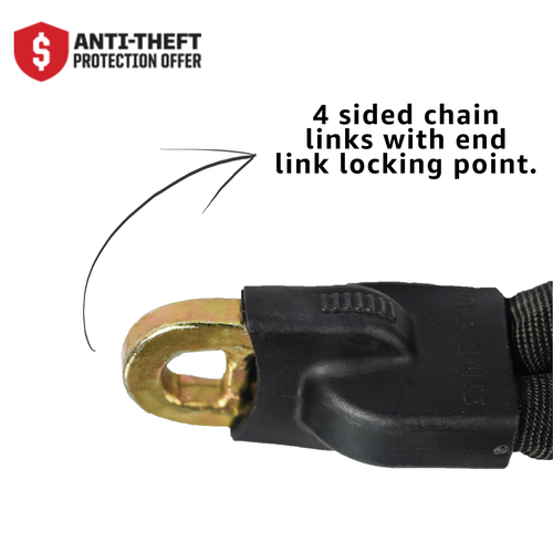 Kryptonite 003298 Keeper 712 Chain Lock with Combination