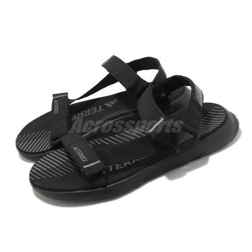 

Adidas Terrex Hydroterra Светло-черные серые четыре мужские сандалии унисекс с ремешками ID4273, Черный, Terrex Hydroterra Light