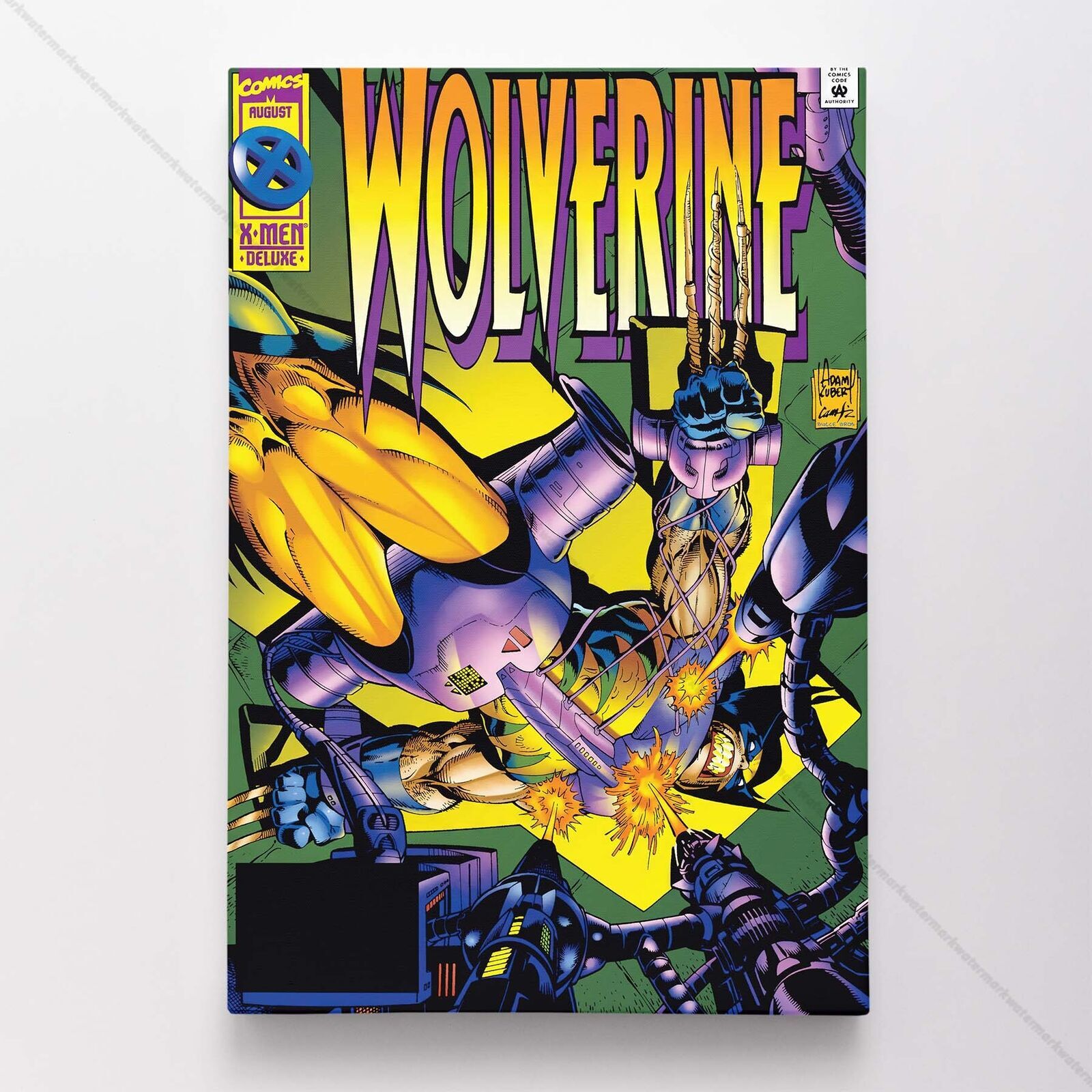 Wolverine Poster Canvas Vol 2 #92 X-Men Superhero Marvel Comic Book Art Print