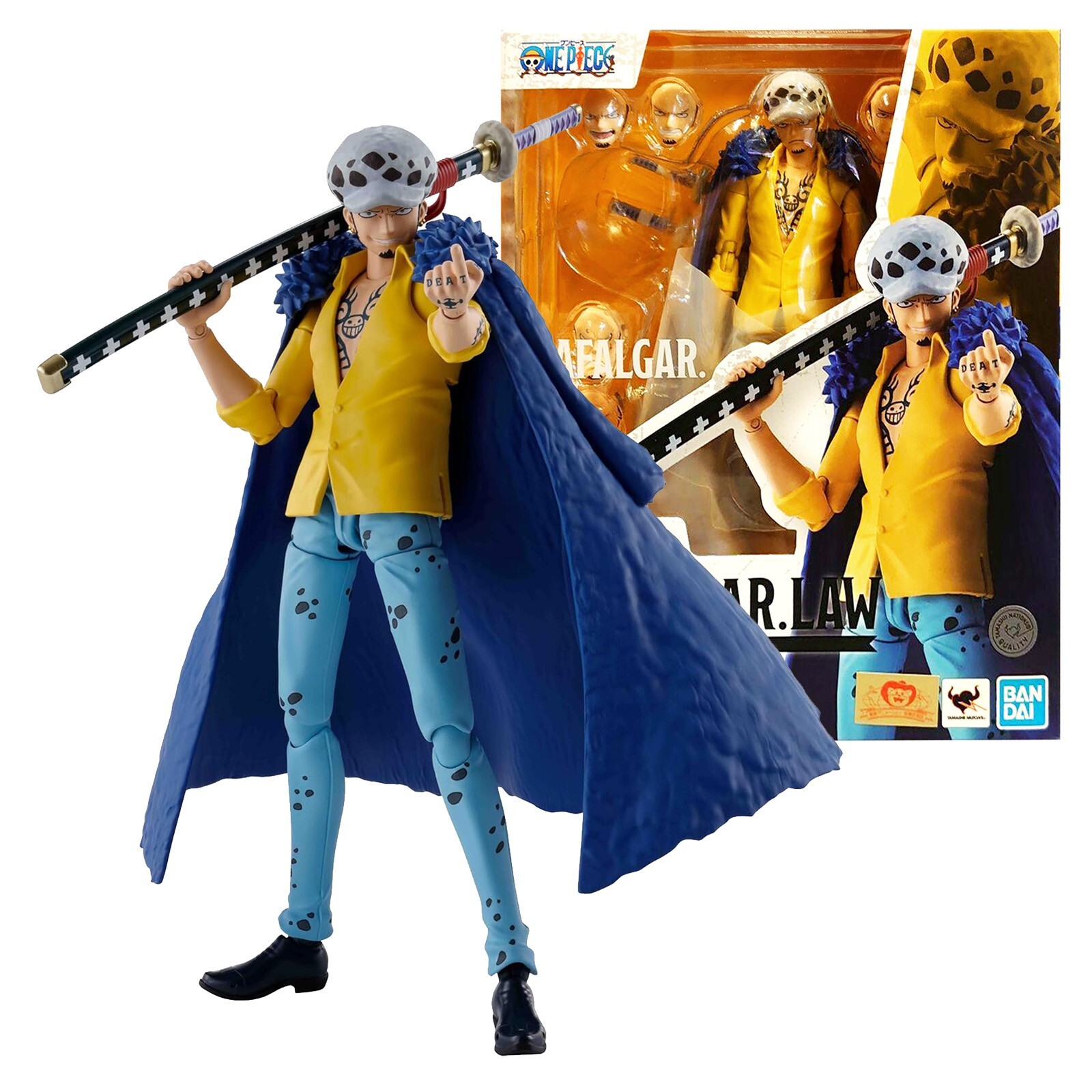 BANDAI S.H.Figuarts ONE PIECE Trafalgar Law The Raid on