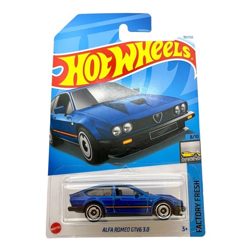 ミニカー Hot Wheels ALFA ROMEO GTV6 3.0 Hot Wheels 2024 Alfa Romeo GTV6 3.0 Blue Case Q mainline
