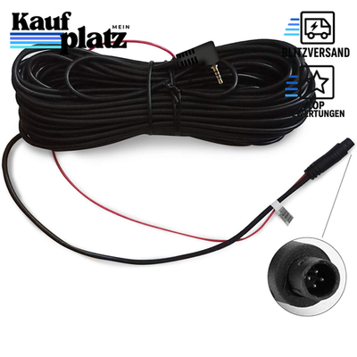 Rückfahrkamera Ersatzkabel 50Feet 4 Pin 2,5mm für Dash Cam Zubehör