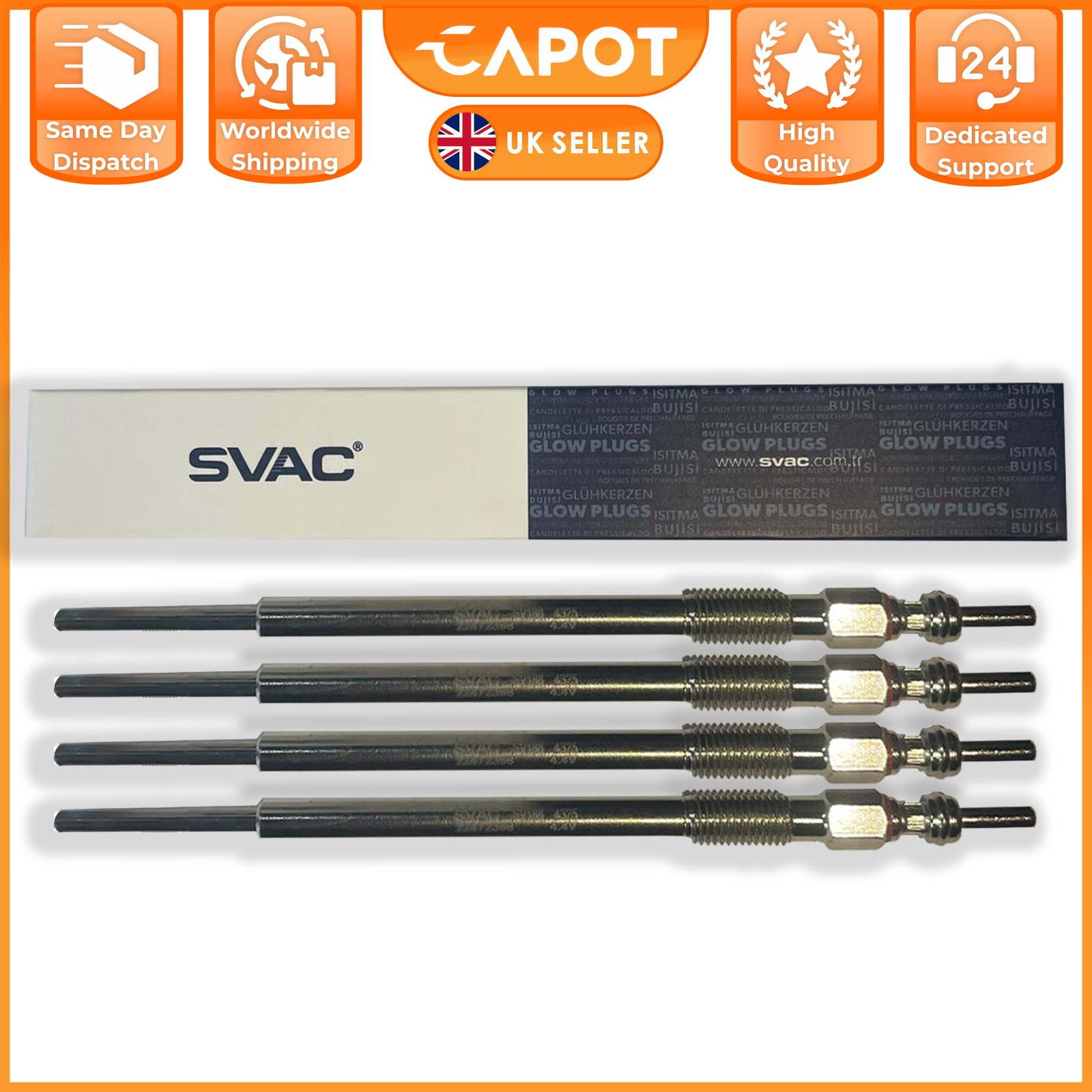 For Chevrolet Captiva Cruze Orlando Vauxhall Antara 4X Glow Plugs 22472368