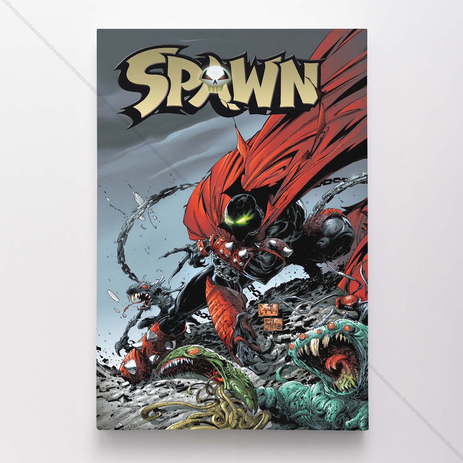 Spawn 134 Poster Canvas Comic Book Cover Art Print #A