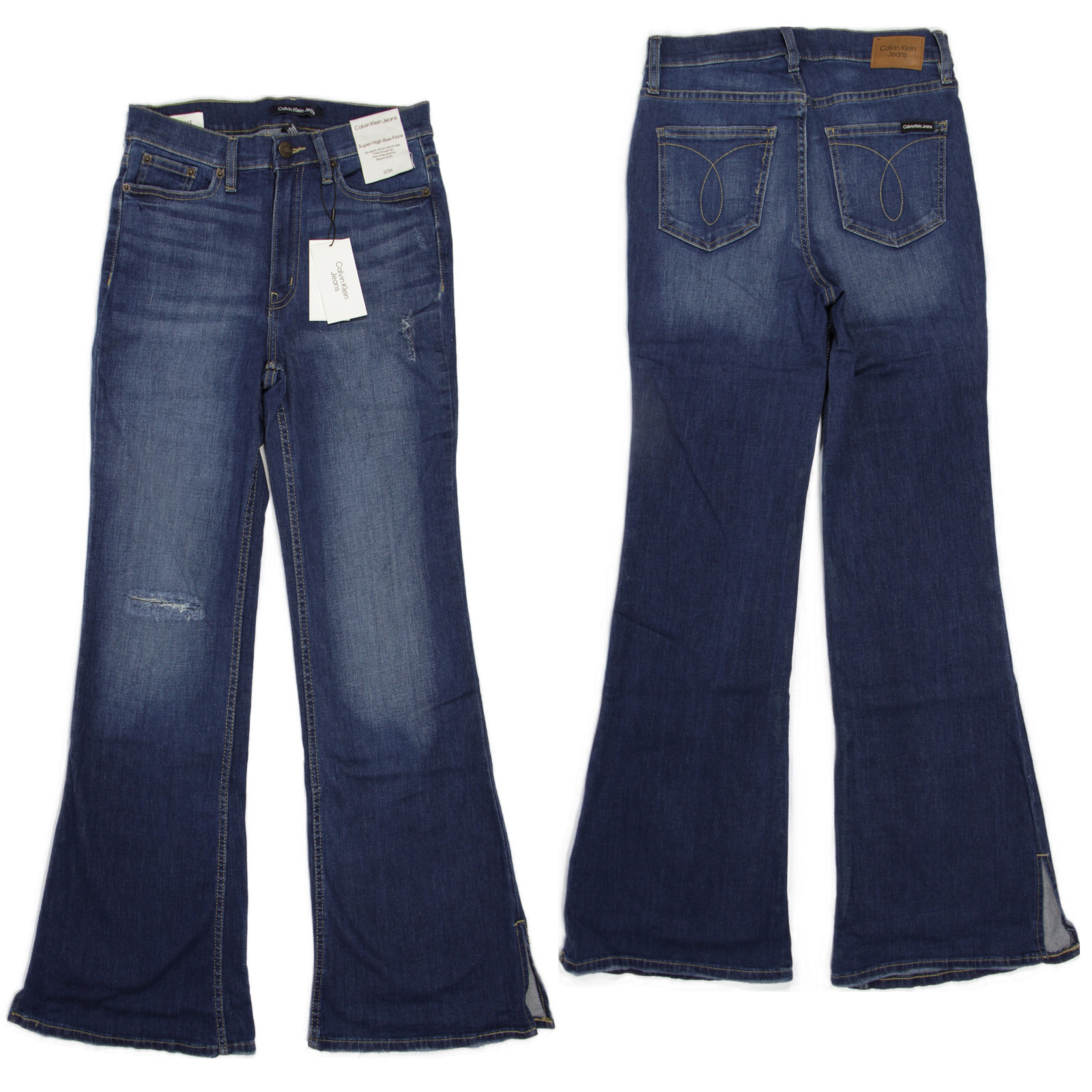 [カルバンクライン] CK JEANS High-Rise Wide Fit Jeans ☆☆ High Rise Wide Leg Jeans Calvin Klein® | K20K2081131A4
