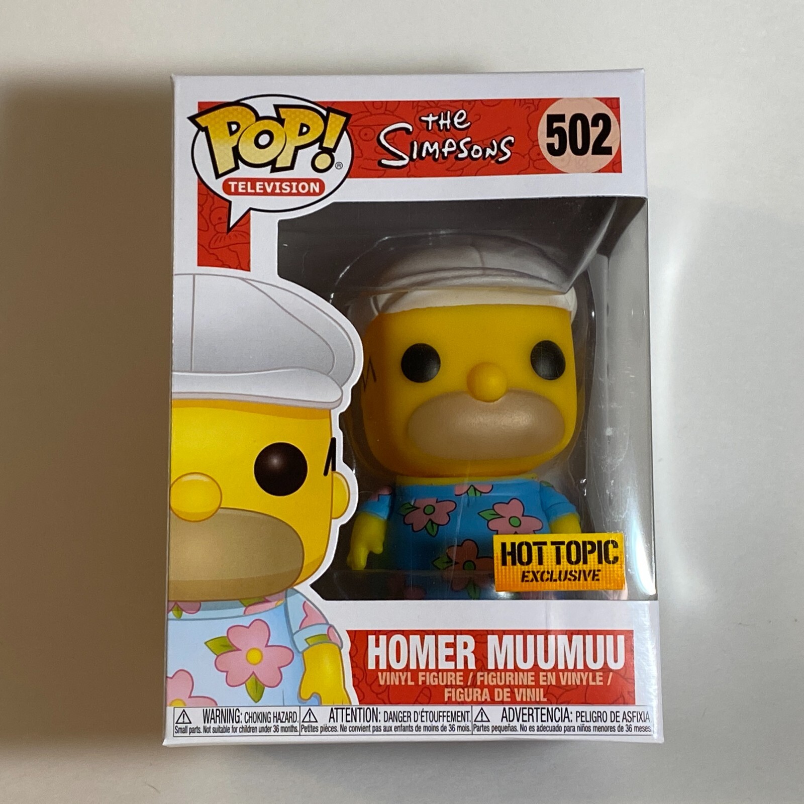 Funko Pop Homer Muumu 502 Hot Topic Exclusive 2019 Simpsons