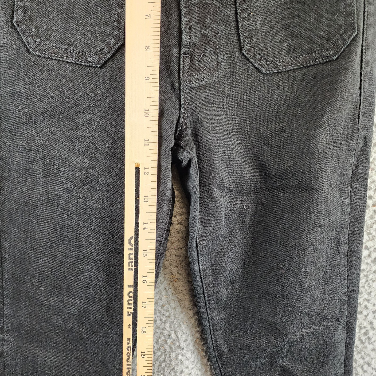 MOTHER The Patch Pocket Insider Ankle High Rise Jeans Womens 24 Pitch Button Zip - Picture 6 of 18