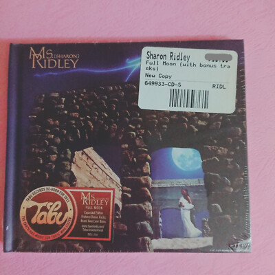 SHARON RIDLEY FULL MOON +2 EXPANDED REMASTERED CD TABU RECORDS B24