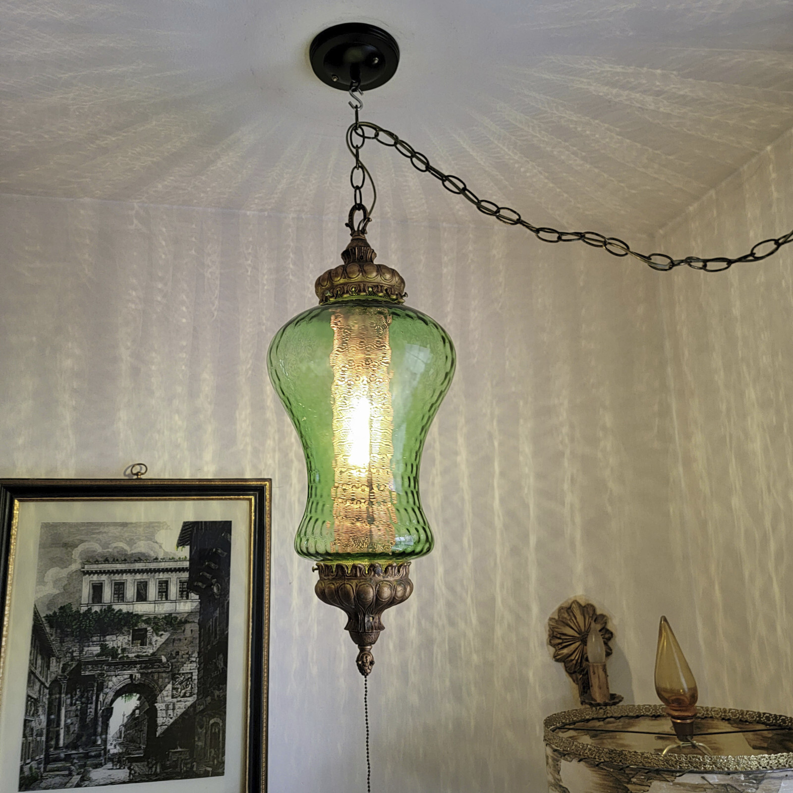 197c Vintage 60's 70's mid-century modern Ceiling Light lamp 197c Vintage 60's 70's mid-century modern Ceiling Light lamp