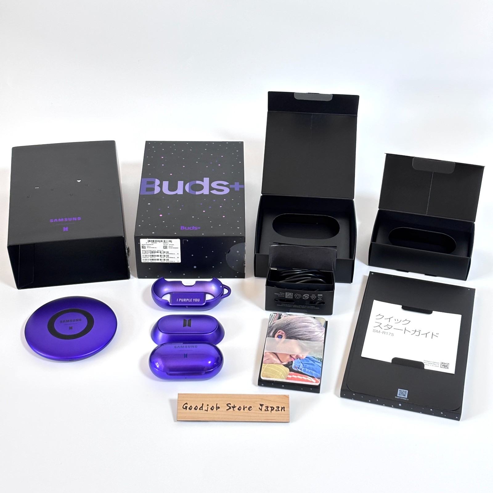 【未使用】BTS SAMSUNG Galaxy Buds+イヤホン　チャージャー Samsung Galaxy Buds+ BTS Edition Wireless Earphone Charger