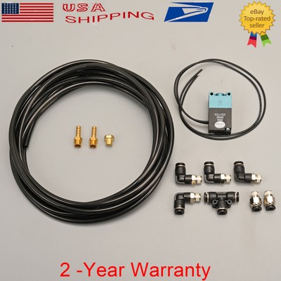 MAC 3 Port Boost Control Solenoid Push Lock Fitting Kit For Honda Acura 1/8'' NPT