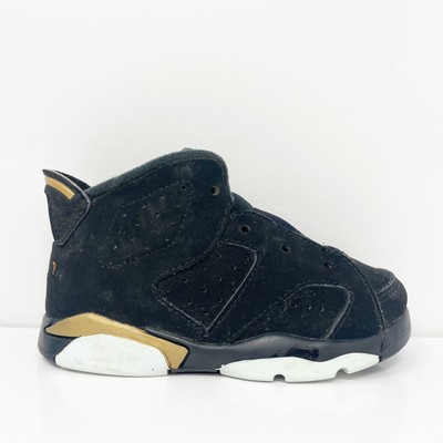 

Nike Boys Air Jordan 6 CT4966-007 Черные баскетбольные кроссовки, размер 7C, Черный, Air Jordan 6